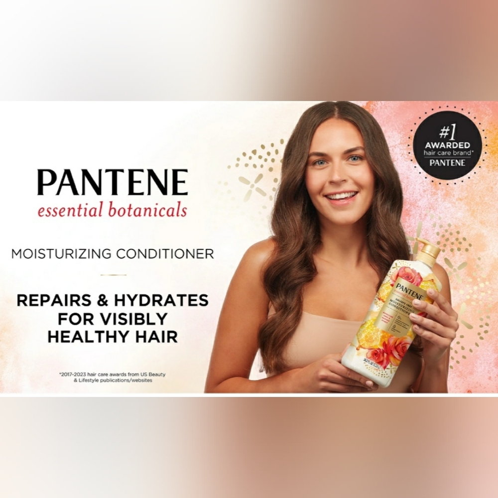 Pantene Essential Botanicals Moroccan Rose & Manuka Honey Shampoo + Conditioner - Picture 6 of 12